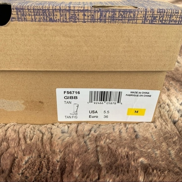 Born Gibb Knee High Riding Boot Distressed Brown Leather - Picture 12 of 12